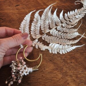 Mini Lune - Rose clair et blanc