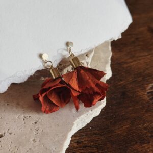 Boucles d’oreilles “Les Jupettes” – Pampilles florales