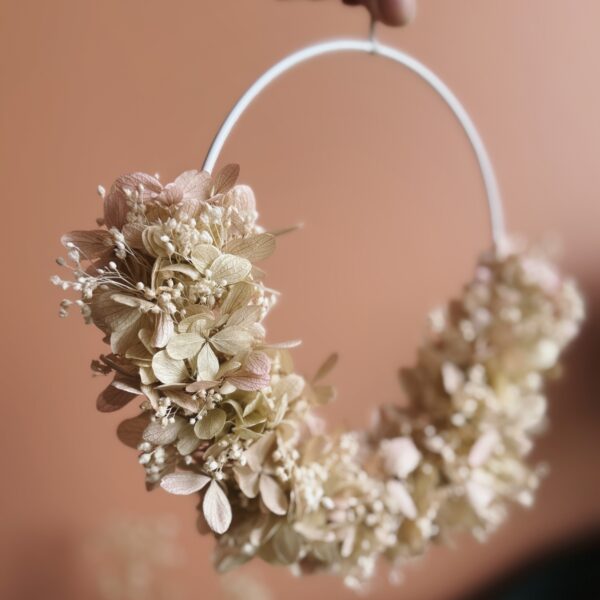 Tendre Rosée - Couronne florale 15 cm – Image 6