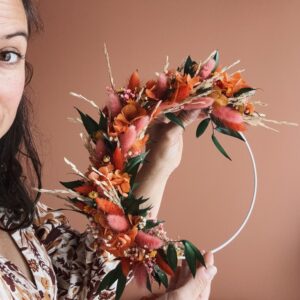 Eclat de vie - Couronne florale 20 cm