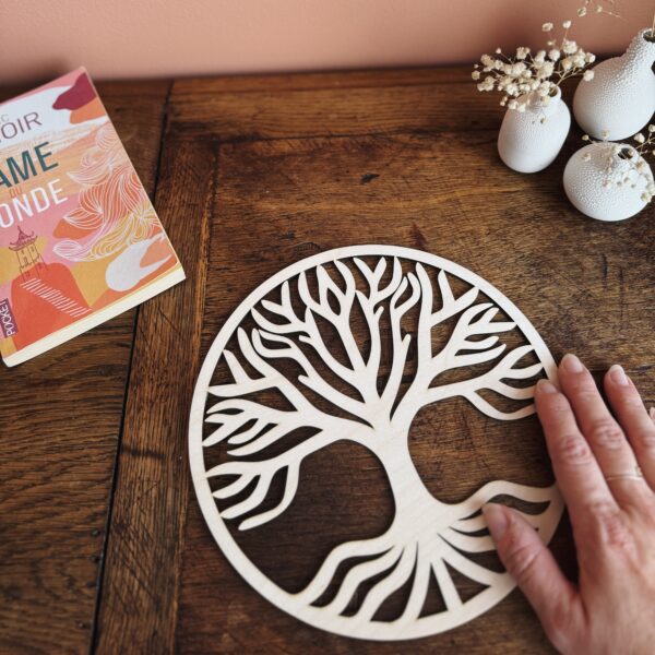 Décoration murale Arbre de vie en bois – Image 4