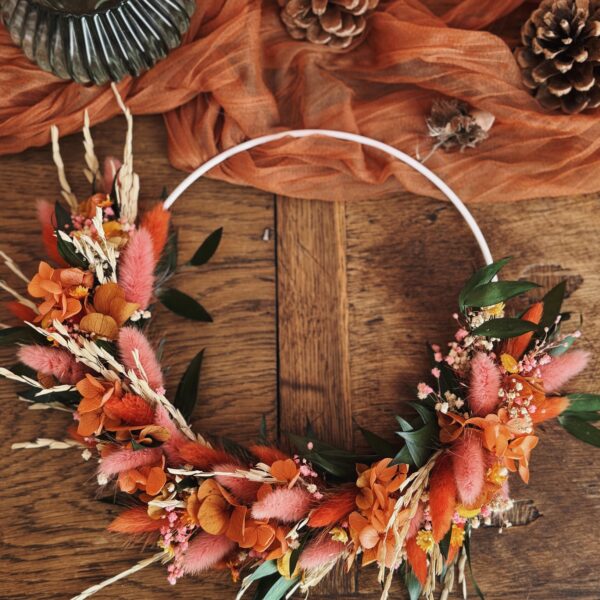 Eclat de vie - Couronne florale 20 cm – Image 5
