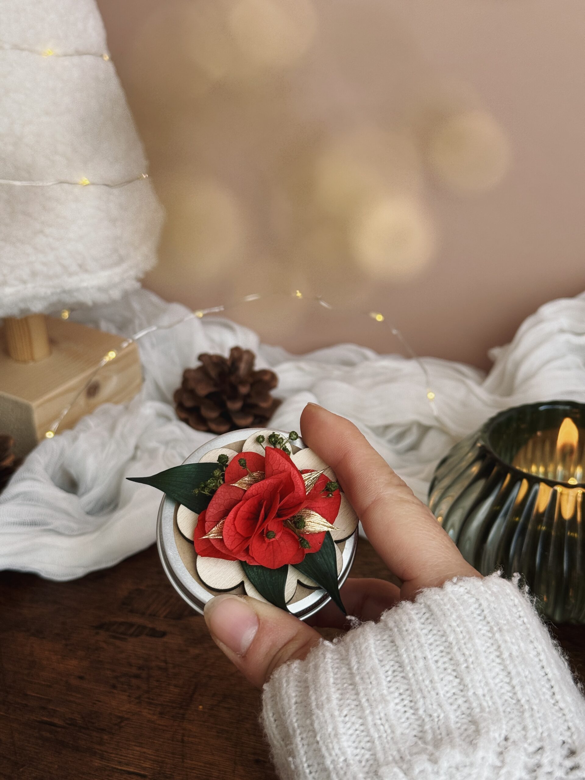 07/12/2025 - MIT - Bougie fleurie