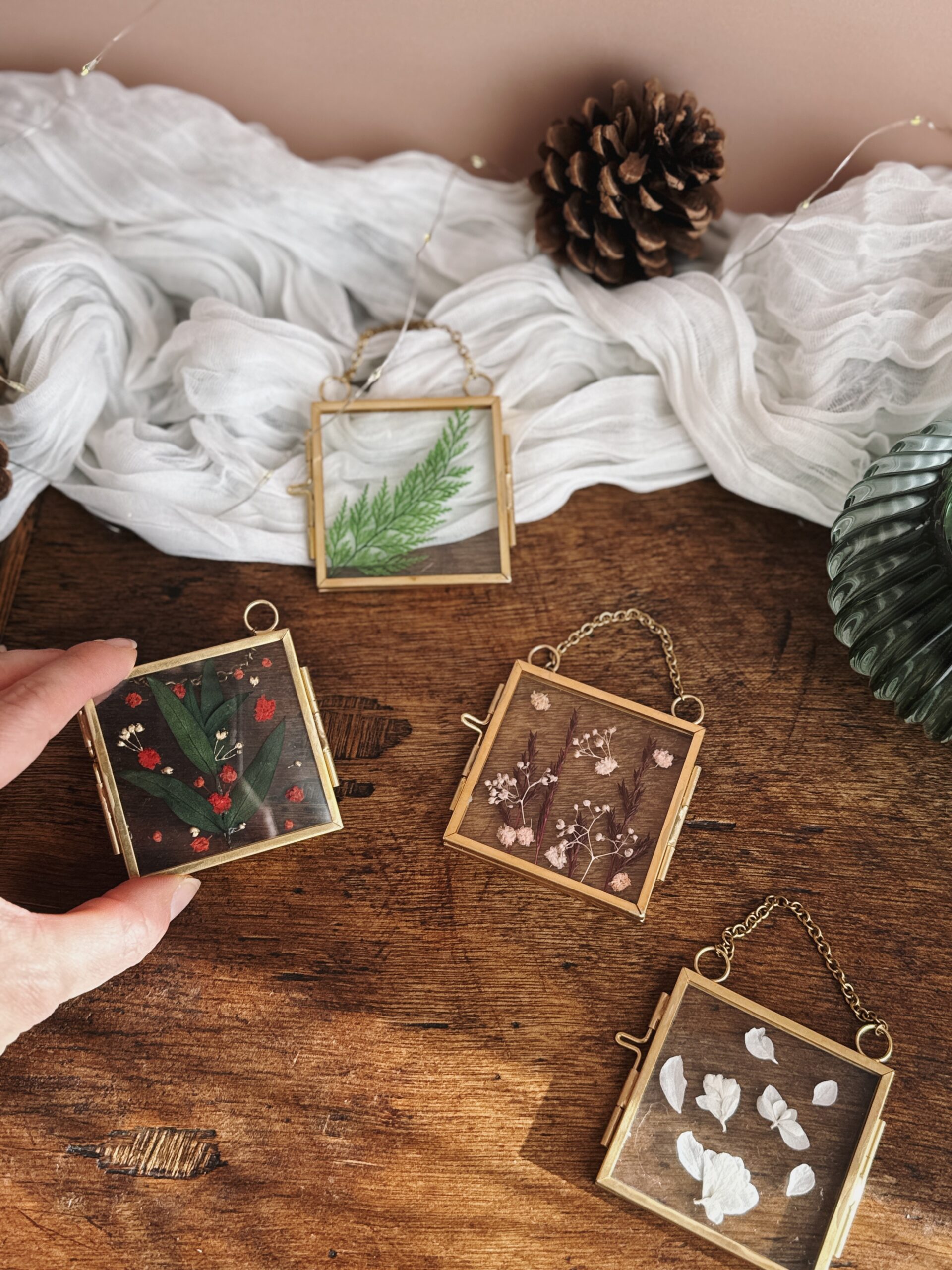 Mini herbier - 4 modèles uniques