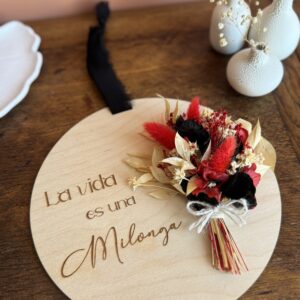 Médaillon fleuri Milonga