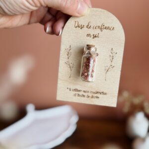 Les Murmures fleuris - Dose de confiance en soi – Talisman fleuri à offrir ou à s'offrir