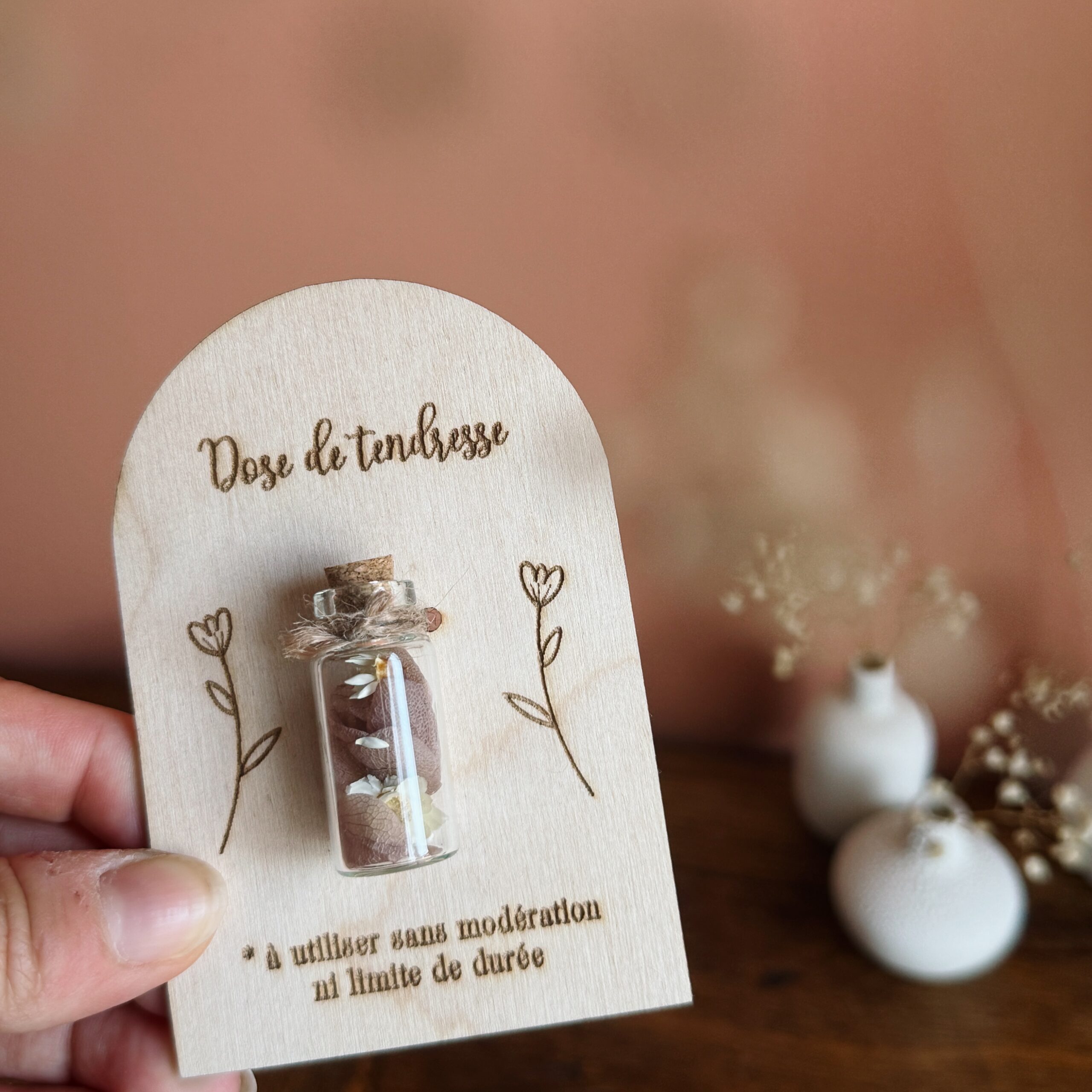 Les Murmures fleuris - Dose de tendresse – Talisman fleuri à offrir ou à s'offrir