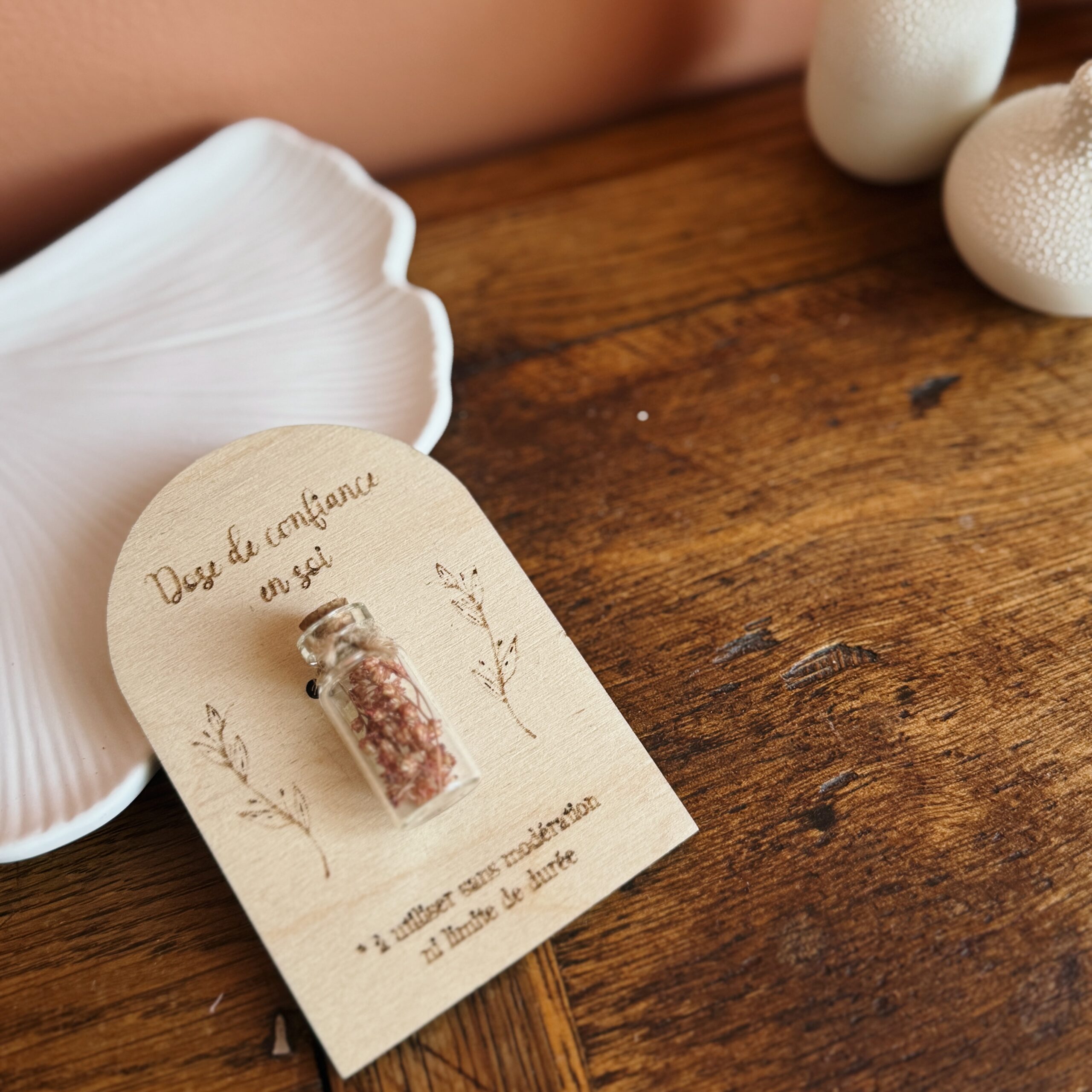 Les Murmures fleuris - Dose de confiance en soi – Talisman fleuri à offrir ou à s'offrir – Image 3