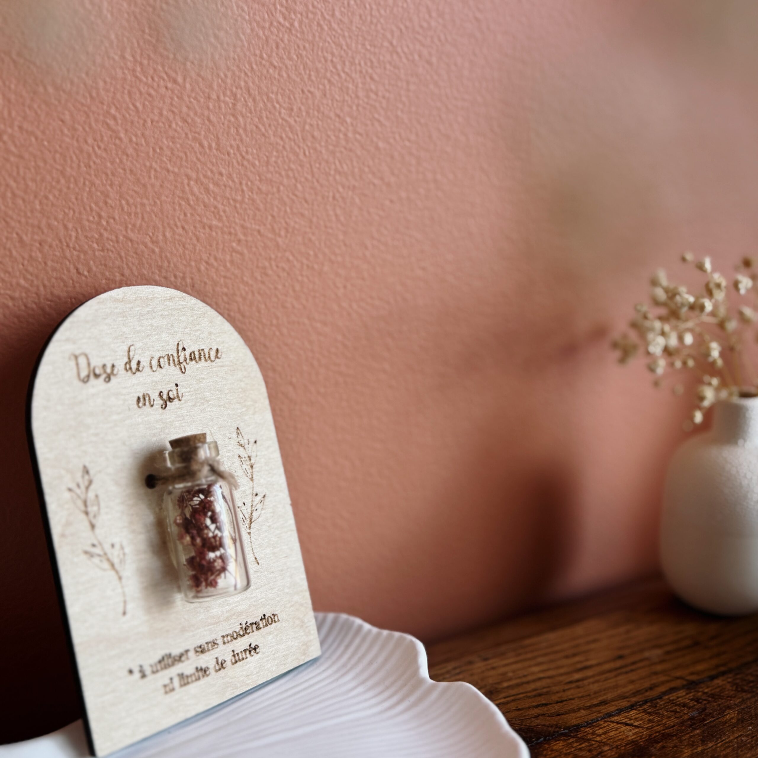 Les Murmures fleuris - Dose de confiance en soi – Talisman fleuri à offrir ou à s'offrir – Image 4